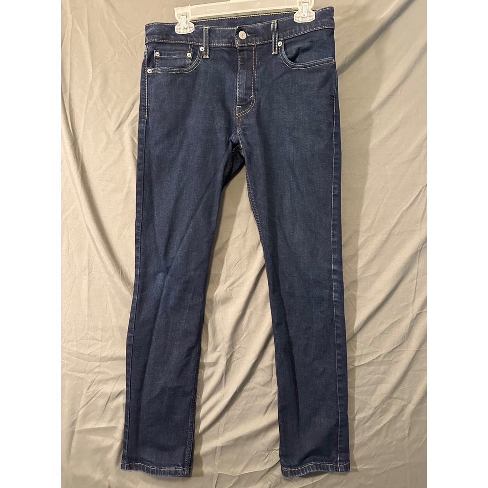 Levis 511 Slim‎ Fit Jeans Mens 32x32 Dark Wash Indigo Denim 04511-1042